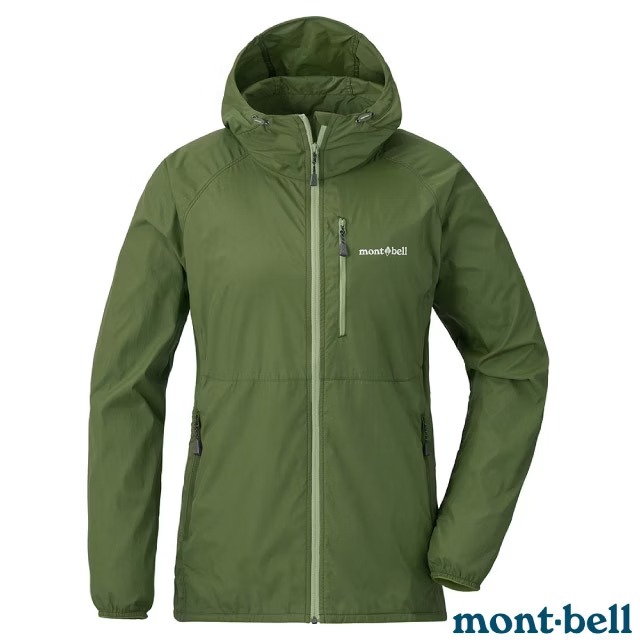 【mont-bell】女 WIND BLAST PK 防風防潑水連帽風衣/可收納成小包/1103323 KH 卡其綠✿30E010